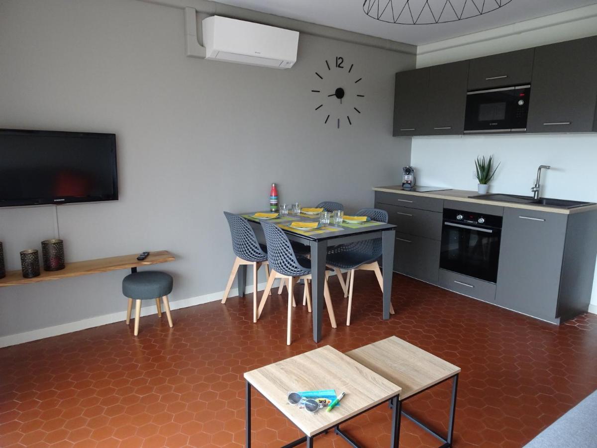 T3 150 M De La Plage, Climatisation, Piscine Et Parking Privatif - Ле-Лаванду Экстерьер фото